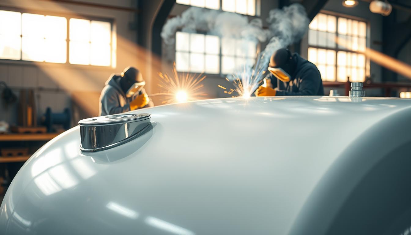 لحام خزانات فيبر جلاس بمكة 0531339657 